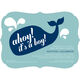 Lagoon Preppy Whale Shower Invitations Image 3 of 6